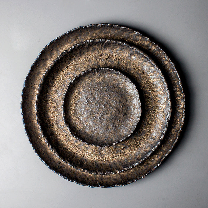 Stylish Bronze Ceramic Tea Trays