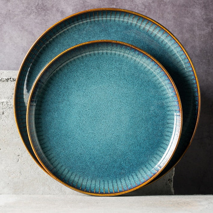 Glazed Ceramic Dinnerware in Nordic Style