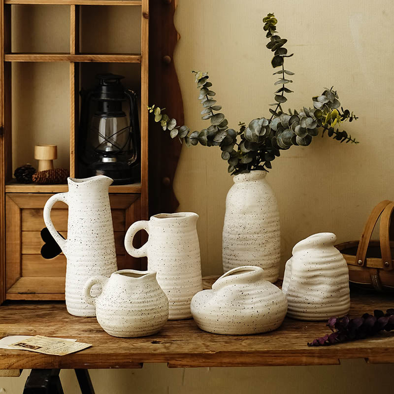 Nordic Simple Style Art Ceramic Flower Vase