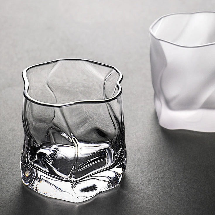 Japanese Irregular Shape Whiskey Glasses