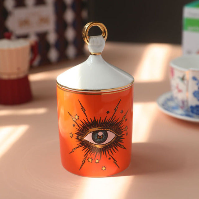 Big Eye Jar Handmade Candelabra