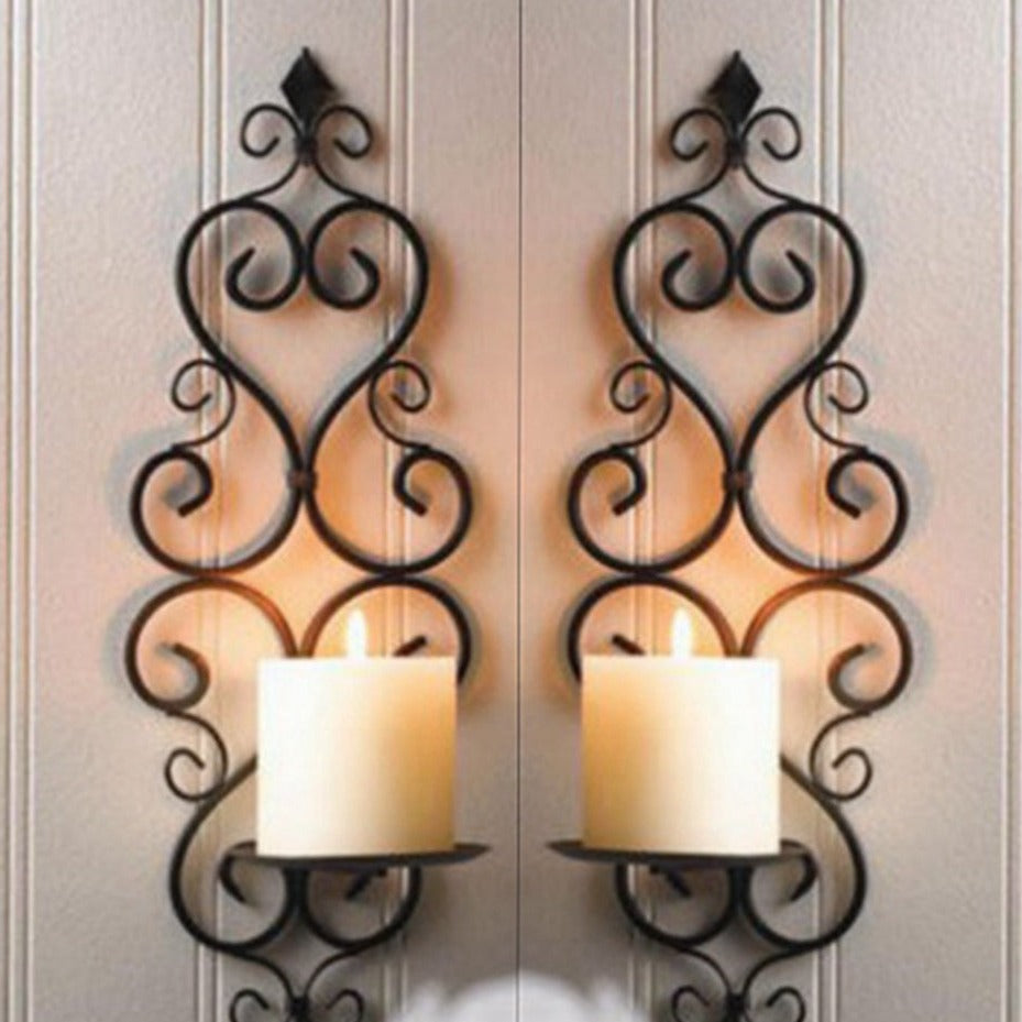 Hanging Wall Retro Candlestick