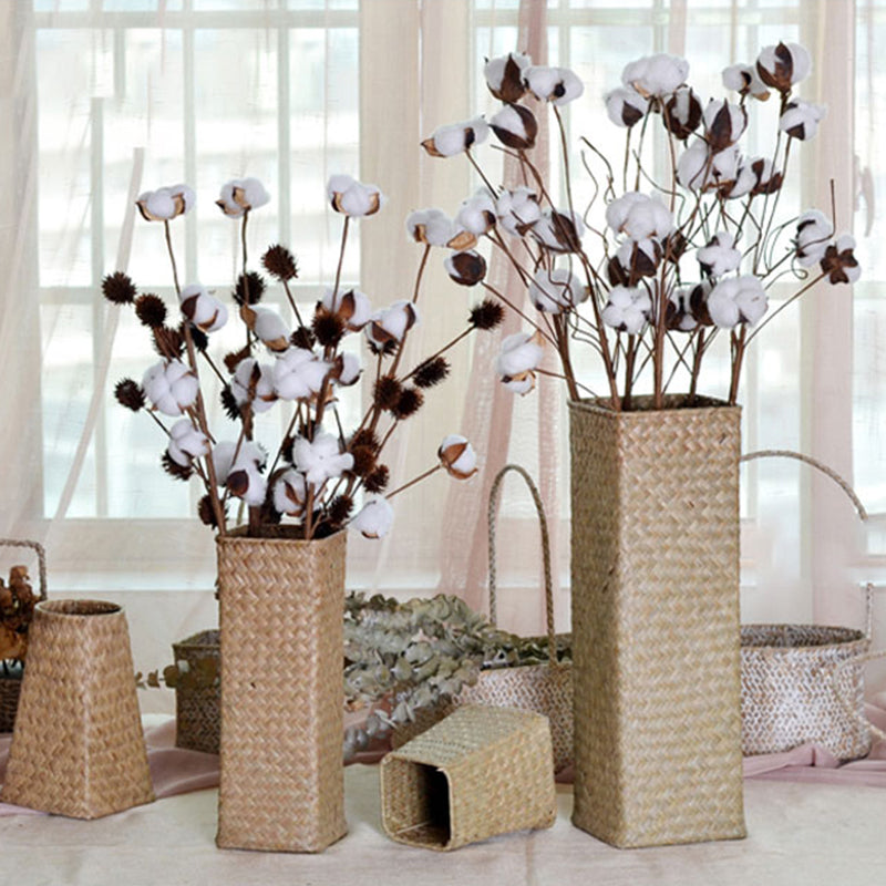 Bamboo Woven Hand Knitting Flower Vase