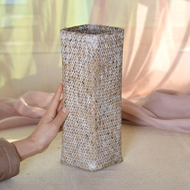 Bamboo Woven Hand Knitting Flower Vase