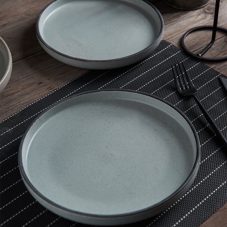 Japanese Simplicity Retro Coarse Pottery Plate