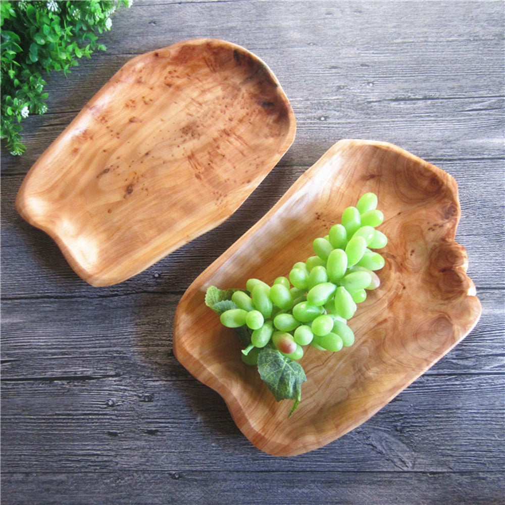 Unique Handmade Natural Wooden Serving Tray