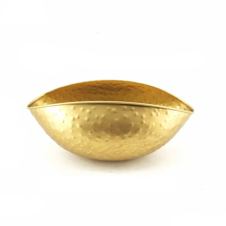 Handmade Golden Iron Flower Pot