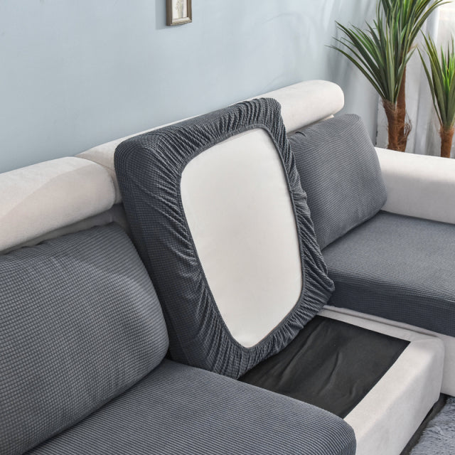 PLUSH SOFA Seat Cushion Cover