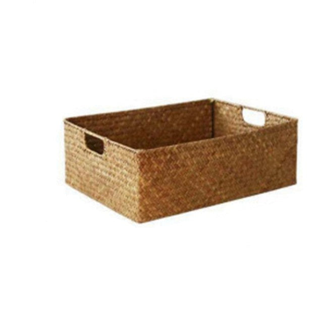 Natural Large Woven Seagrass Basket