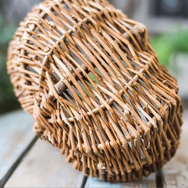 Willow Flower Basket Rattan