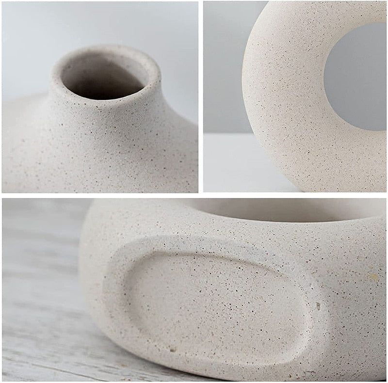Hollow Ceramic Vase