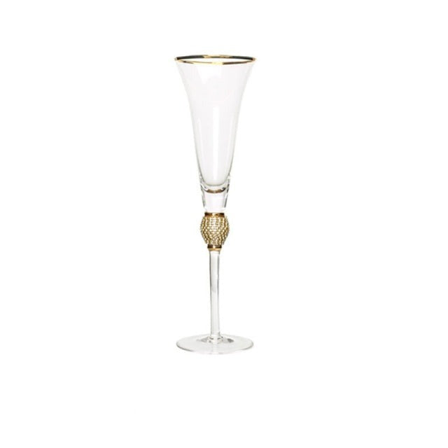 Creative Gold Rimmed Glass