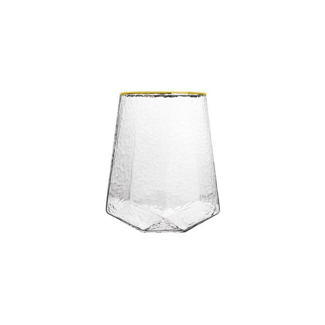 Wine Glass Cup Diamond Shaped Nordic Style