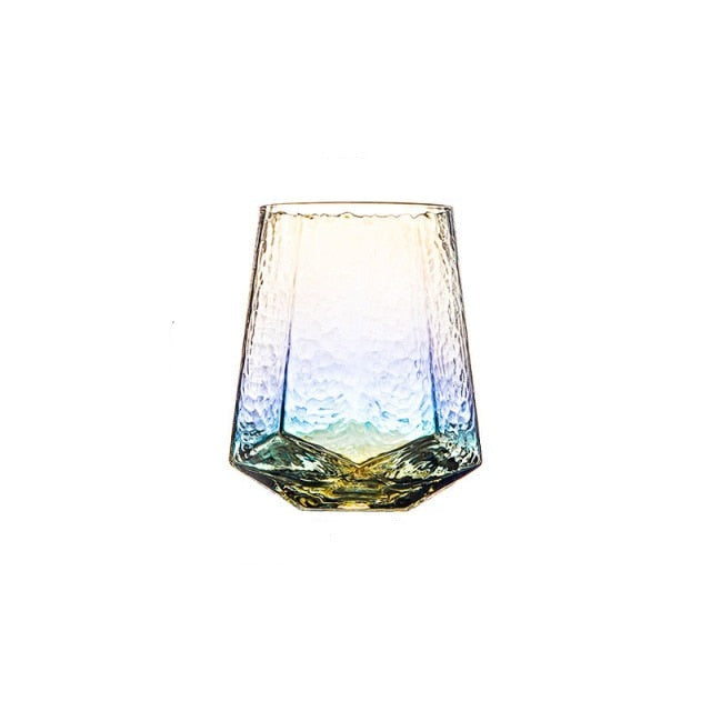 Wine Glass Cup Diamond Shaped Nordic Style