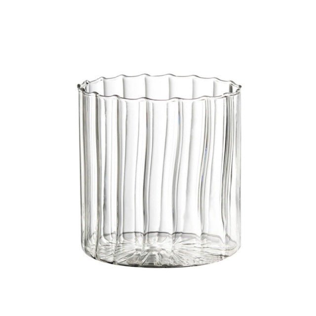 Corrugated Glass Heat-resistant Tea Cup