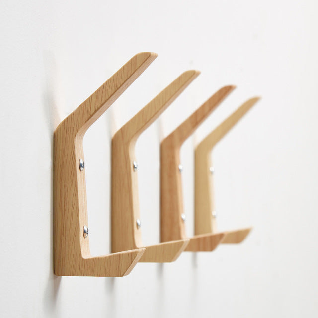 Simple Wood Hanging Hooks