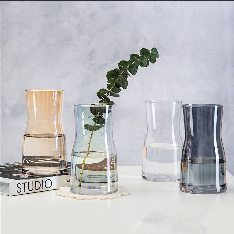 Stylish Glass Vase for Dried Flowers