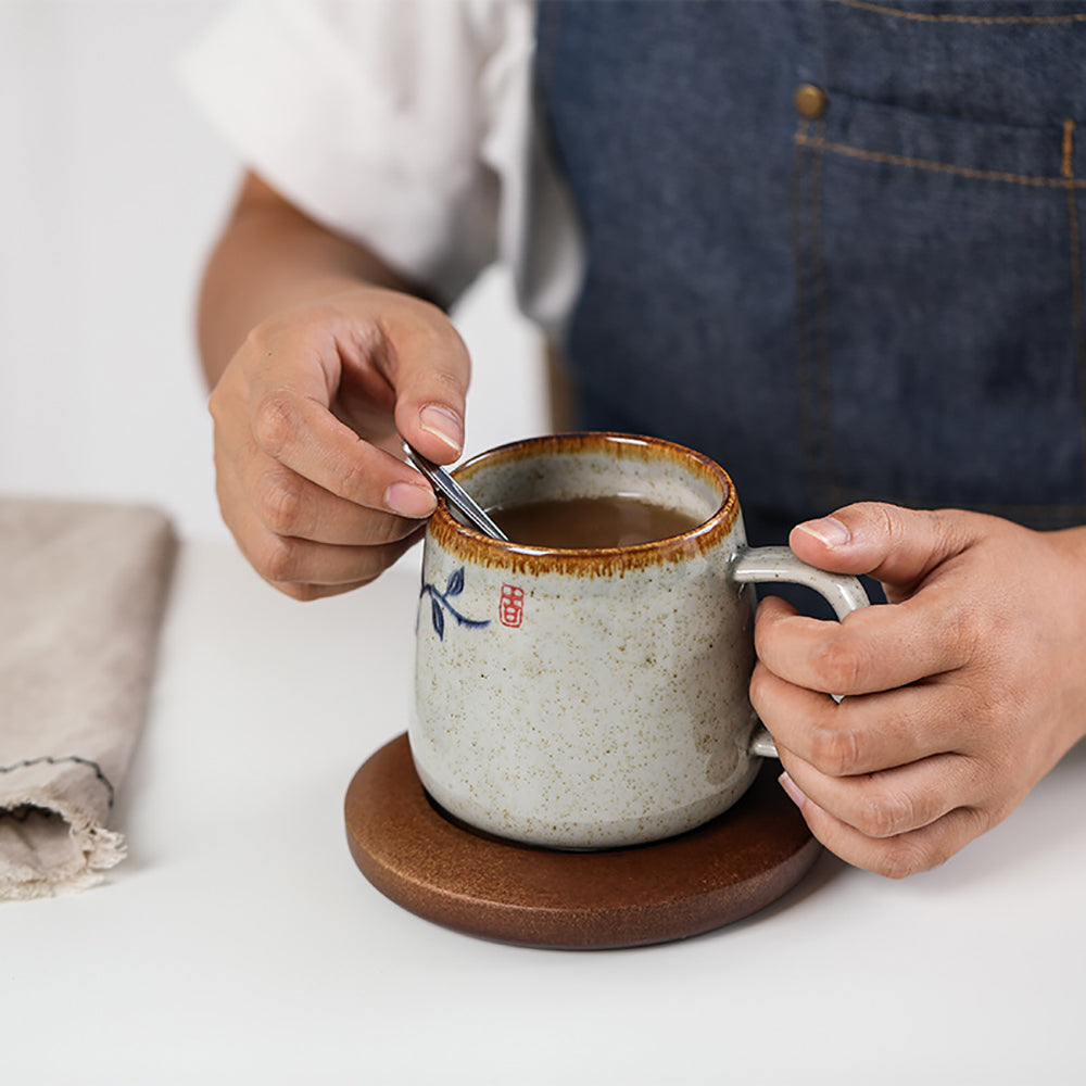 Vintage Coffee Mug Unique Japanese Retro Style