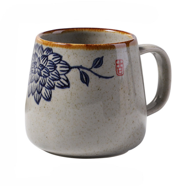 Vintage Coffee Mug Unique Japanese Retro Style