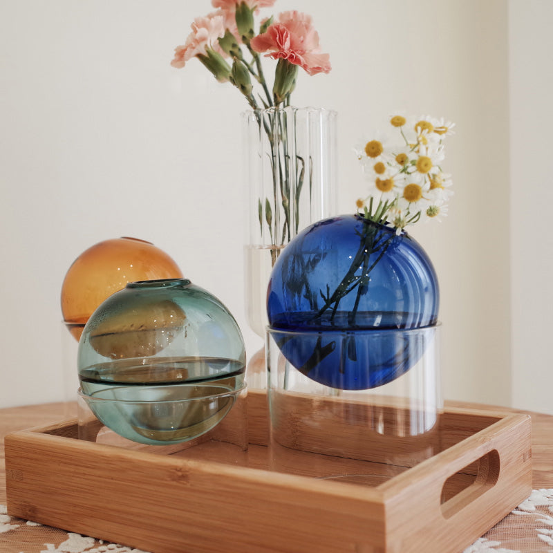 Colorful Round Vases in Nordic Style