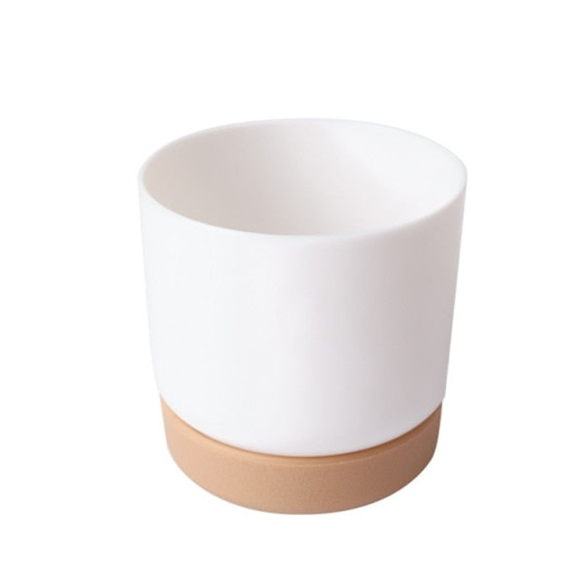 Cute Small White Flower Pots
