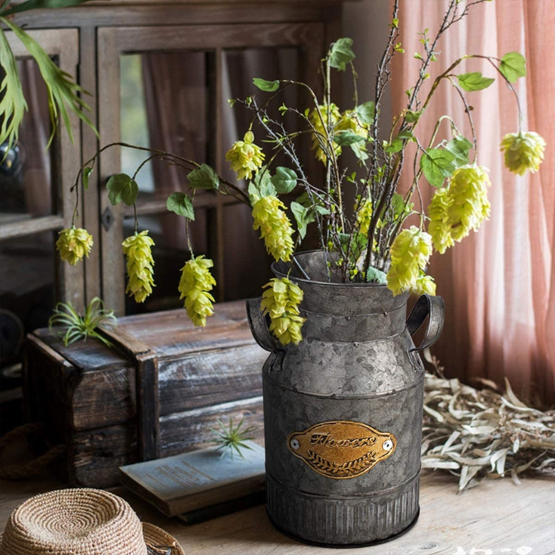 Vintage Farmhouse Rustic Jug Vase
