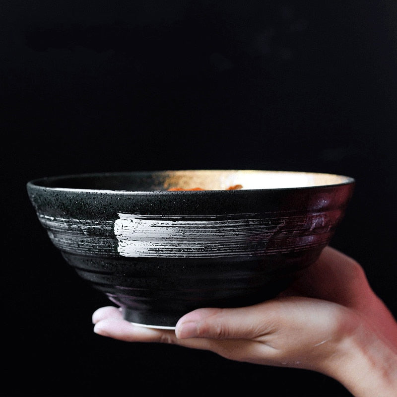 Designed Ceramic Soup Bowl Japanese Style