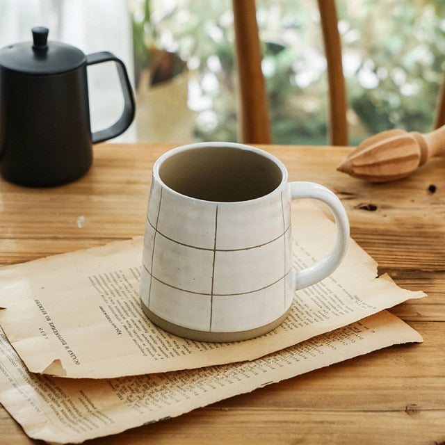 Nordic Ceramic Hand-Painted Coffee Mug
