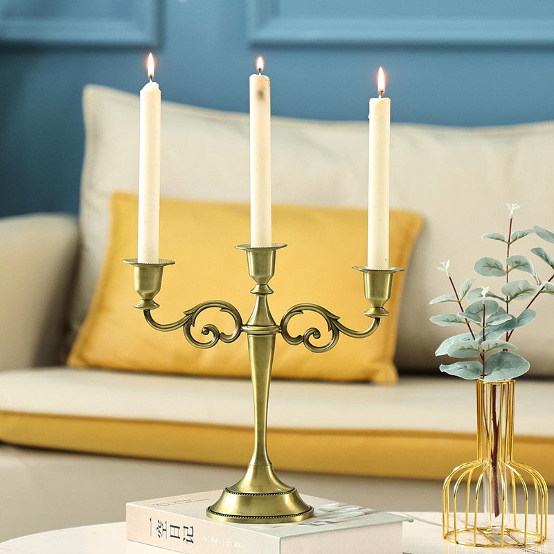 Retro 3-Arms Candle Holder