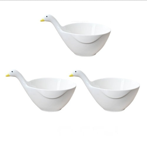 Cute Ceramic Duck Shape Bowls