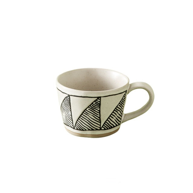 Creative Hand-Painted Ceramic Coffee Mugs