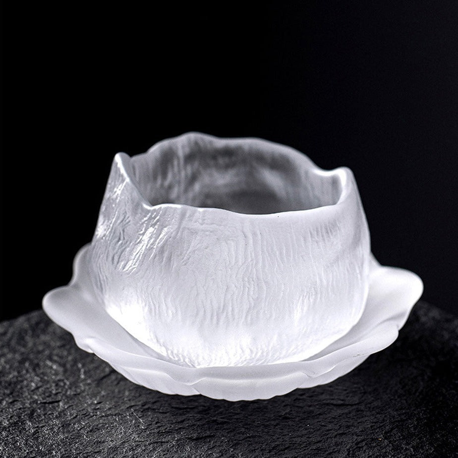 Handmade Thickened Glass Teacup Japanese style