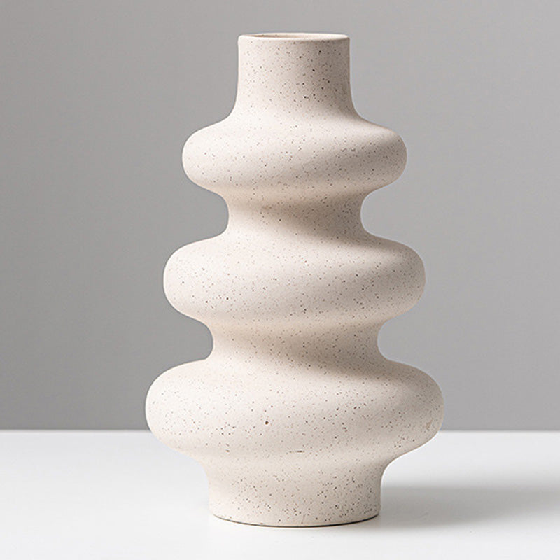 Nordic Ceramic Cozy Beige Vase