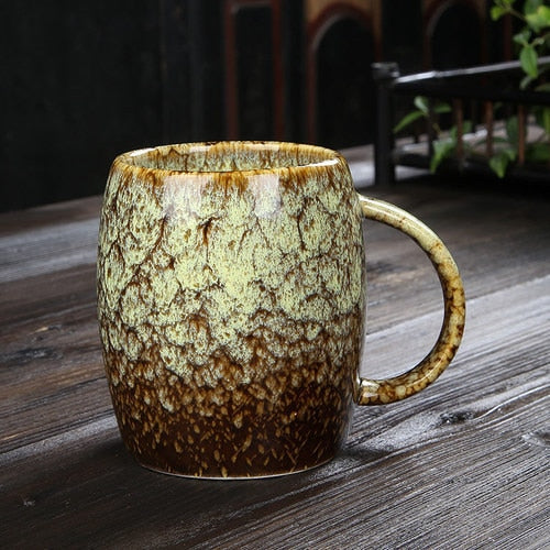 Creative Color Glazed Coffee Mugs