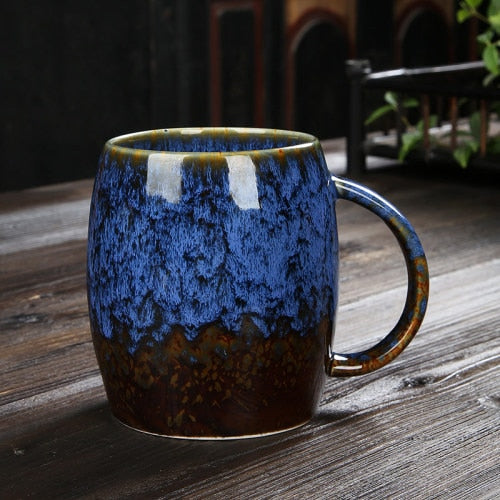 Creative Color Glazed Coffee Mugs