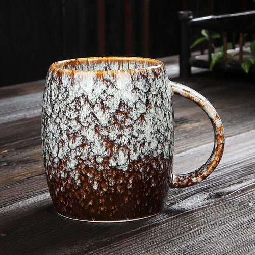 Creative Color Glazed Coffee Mugs