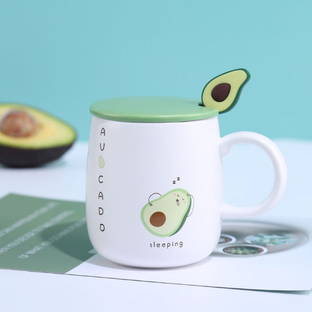 Avocado Ceramic Coffee Mug