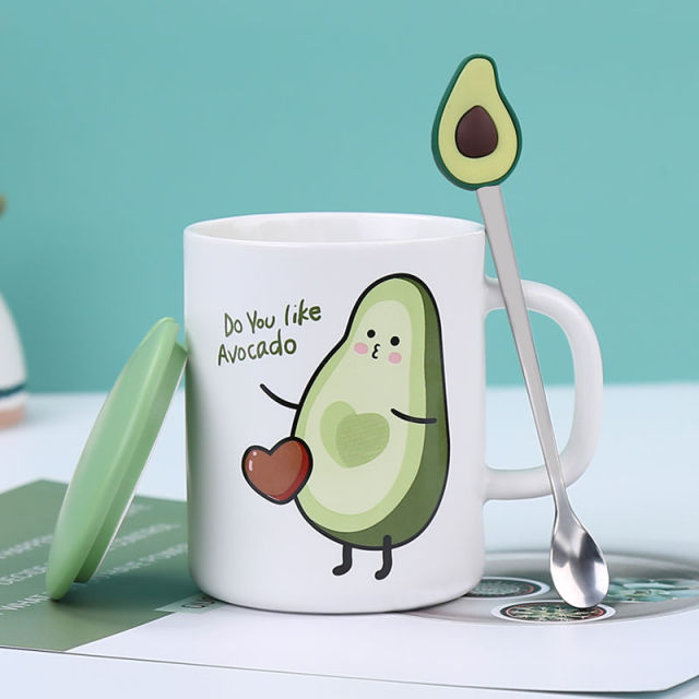 Avocado Ceramic Coffee Mug