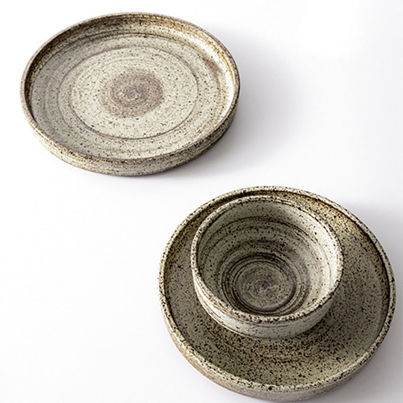 Japanese Style Retro Handmade Stoneware