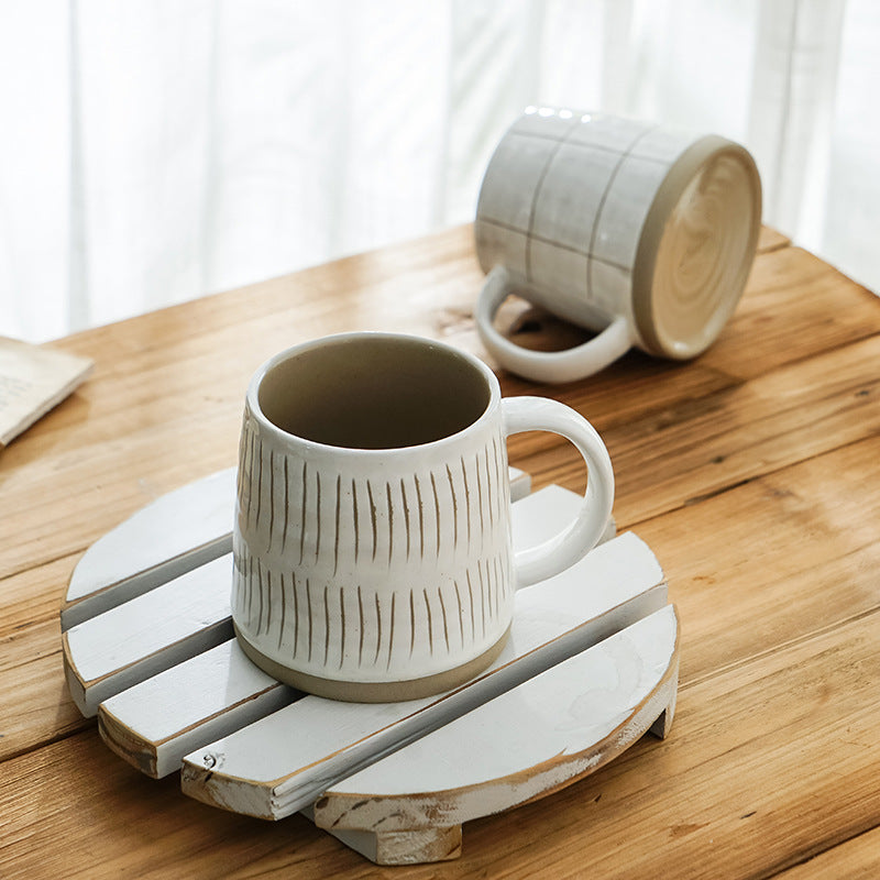 Nordic Ceramic Hand-Painted Coffee Mug