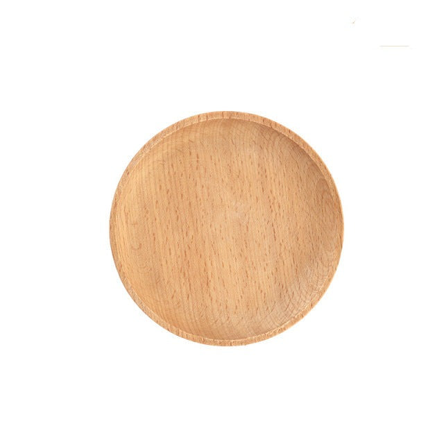 Japanese Beech Wood Plate