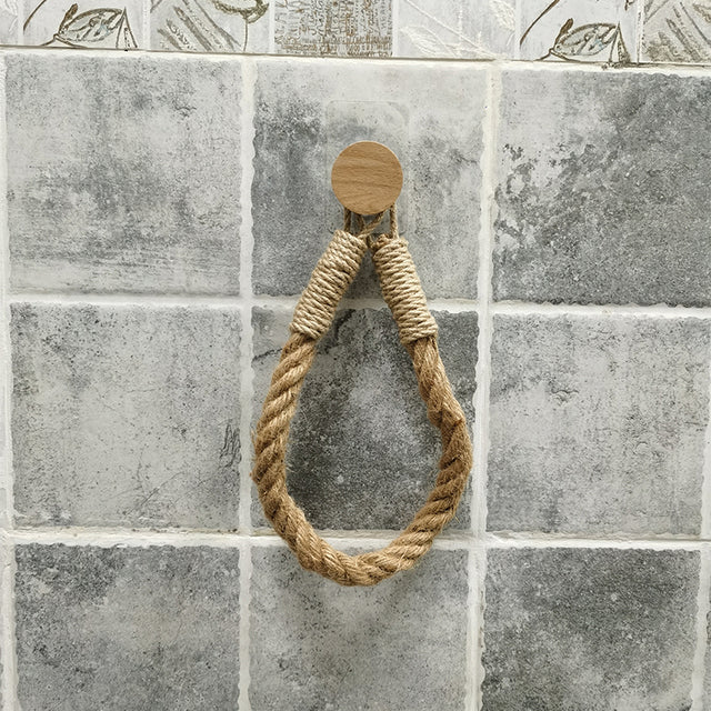 Antique Rope Towel Holder