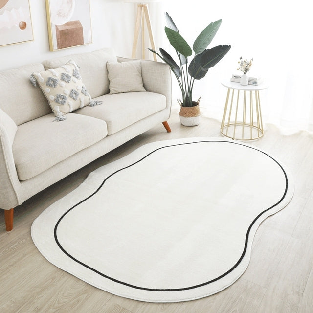 Nordic Plush Carpets for Living Room