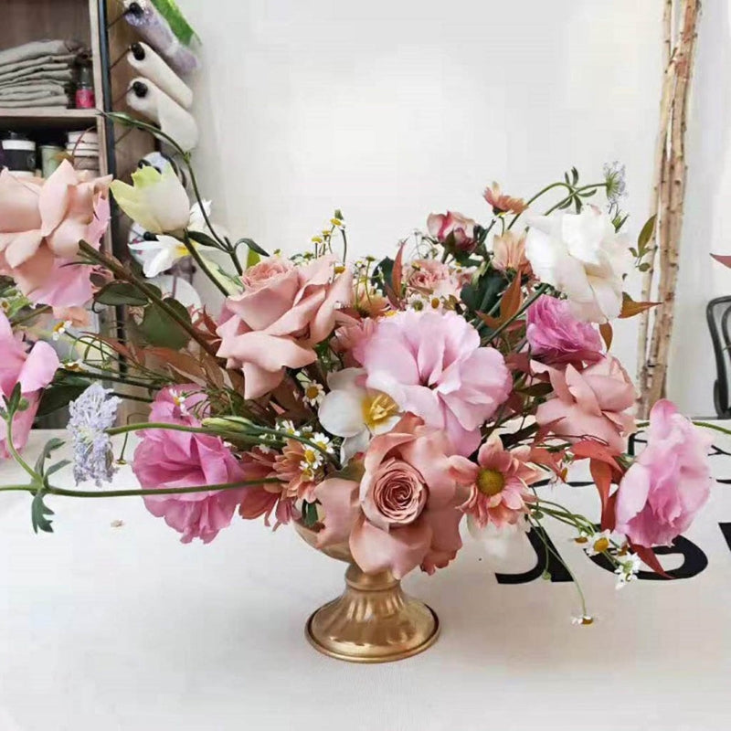 Vintage Metal Flower Vase